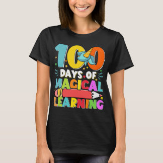 100 dagars magisk inlärning 100 dagar 100 dagar t shirt
