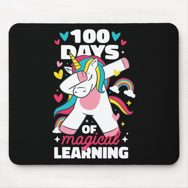 100 dagars magisk inlärning 100 skoldag u musmatta (Framsidan)