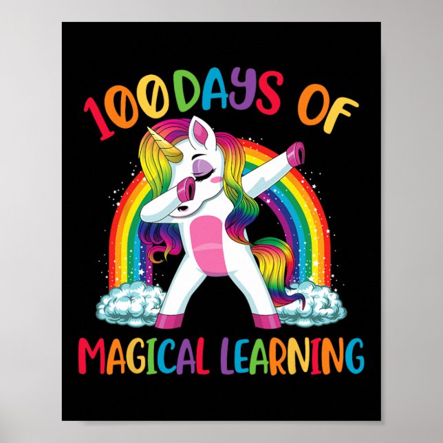 100 dagars magisk inlärningsdabbing för enmajsflic poster (Framsidan)