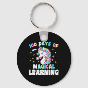 100 dagars magiska Unicorn Kids Costume 100 Day of Nyckelring