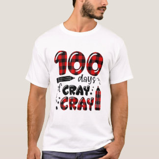 100 dagars matris 100 dagar i skolan Buffalo Pla T Shirt