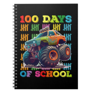100 dagars monstertruck lärare elev anteckningsbok