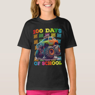 100 dagars monstertruck lärare elev t shirt