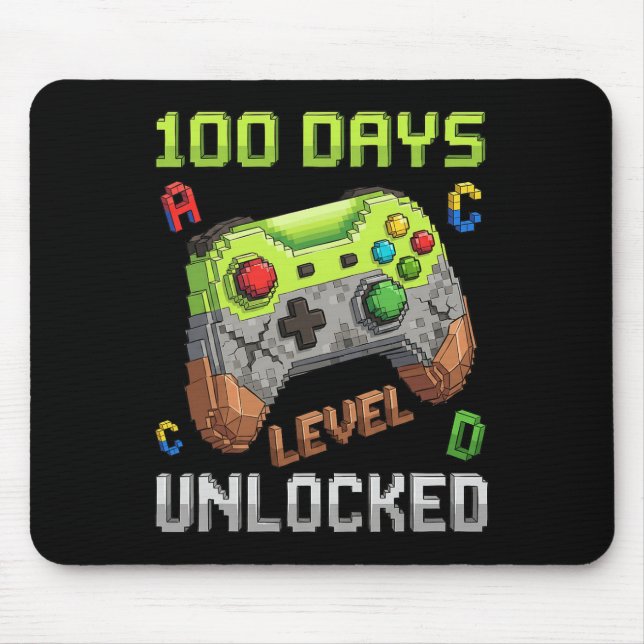 100 dagars nivå upplåst spel 100 dagar i skolan  musmatta (Framsidan)