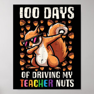 100 dagars Nöt 100-dagarsskola Poster