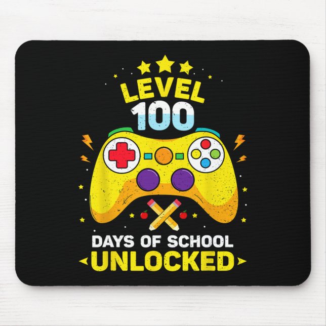 100 dagars olåst spelvideospel i skolan musmatta (Framsidan)