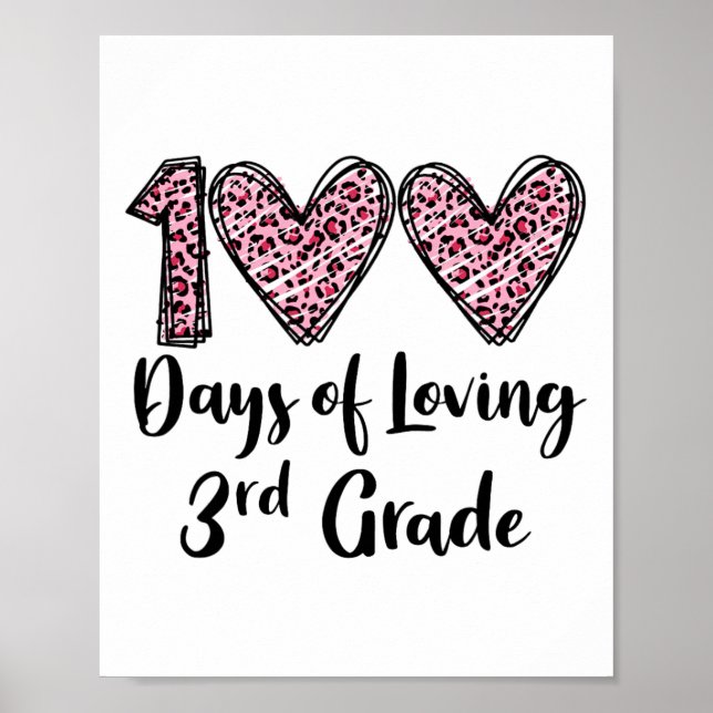 100 dagars överlevande Leopard Heart 100 dagar Kla Poster (Framsidan)