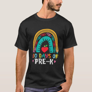 100 dagars prek-K-skollärare Smartare regnbåge T Shirt
