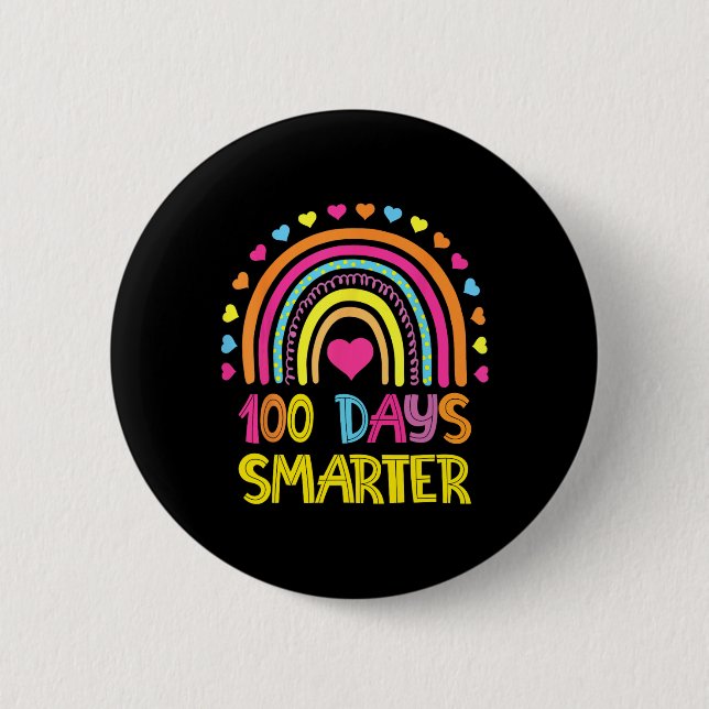 100 dagars regnbåge Smarter Kindergarte Knapp (Framsida)