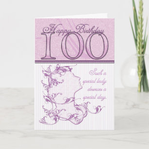 100-dagars Rosa av kamerakort Kort