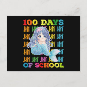 100 dagars Sjöjungfru i Student Vykort