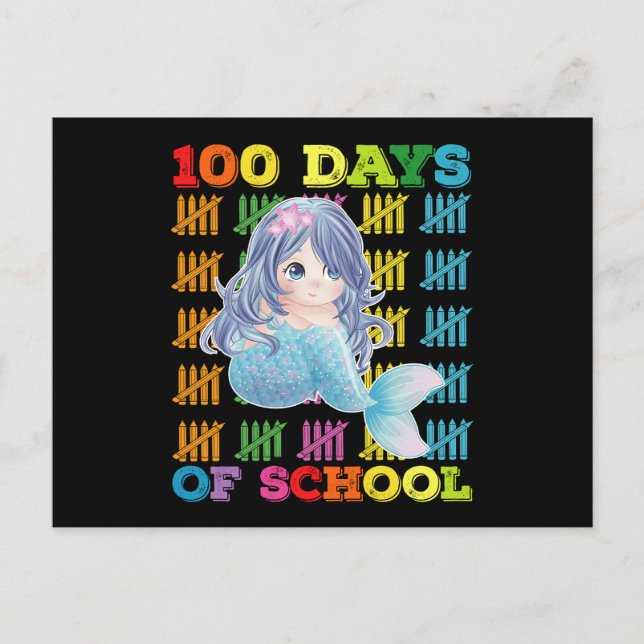 100 dagars Sjöjungfru i Student Vykort (Framsida)