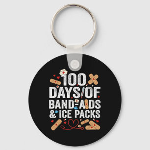 100 dagars sjuksköterska 100 dag Nd Aids Student F Nyckelring