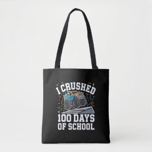 100 dagars skol Monster Truck 100:e dagen skola Tygkasse