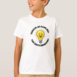 100 dagars skola 100:e dagens elev klass T-shirt