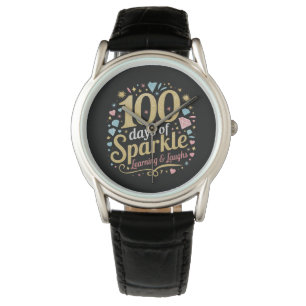100 dagars skola gnist lärande och skratt armbandsur