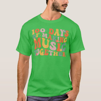 100 dagars skola Musiceacher rolig vän T Shirt