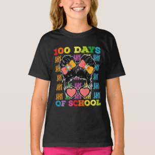 100 dagars skola rödig tovig lärare t shirt