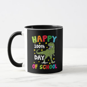 100 dagars skola Trex 100:e skoldagen Mugg