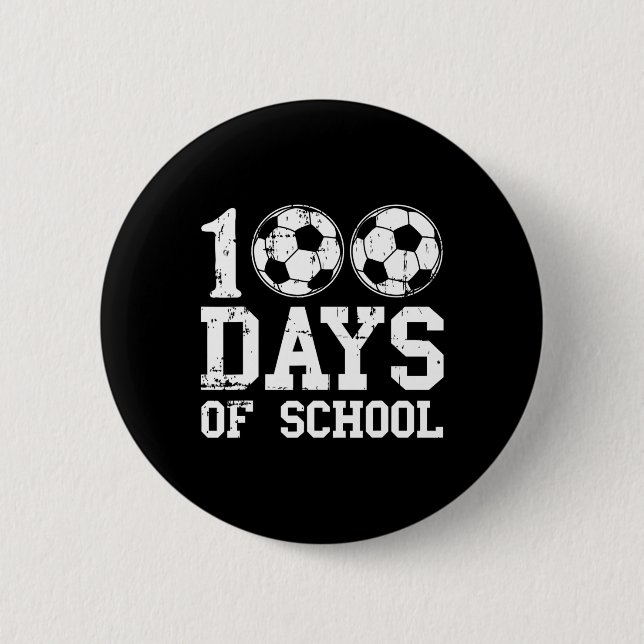 100 dagars skolavgång för lärare och barn knapp (Framsida)