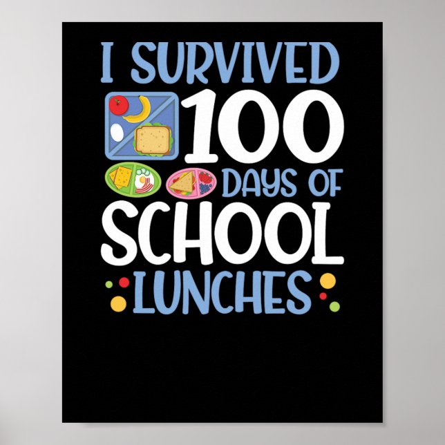 100 dagars skolavhopp 100 dagar i Skolor(1) Poster (Framsidan)