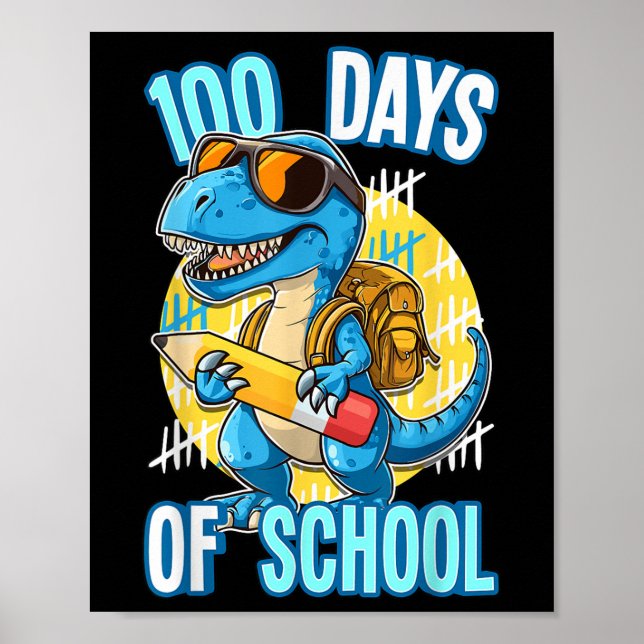 100 dagars skolavhopp 100-dagars skolavhopp poster (Framsidan)