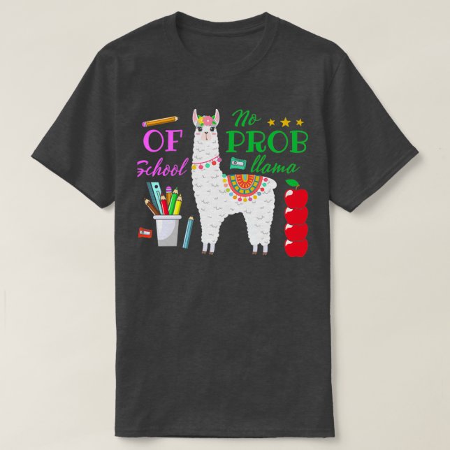 100 dagars skolavhopp på lama 2 t shirt (Design framsida)