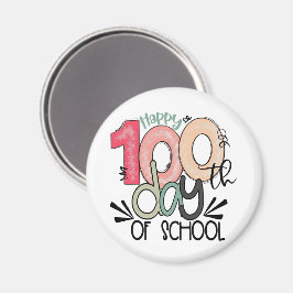 100 dagars skolavslutning magnet