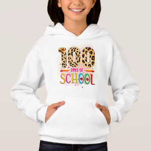 100 dagars skolavtryck - Leopard-avtryck T Shirt