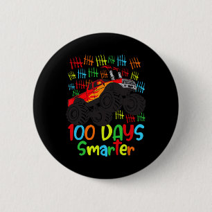 100 dagars skolbarnsdagars "Smarter Boys Monst" Knapp