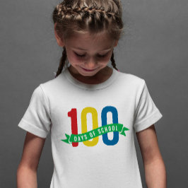 100 dagars skolbarnskjorta tee shirt
