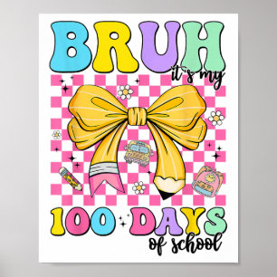 100 dagars skolborst min 100:e dag poster