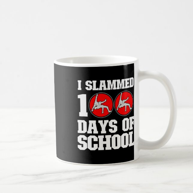 100 dagars skolbrottning 100 dagars pojke kaffemugg (Höger)