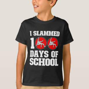 100 dagars skolbrottning 100 dagars pojke t shirt