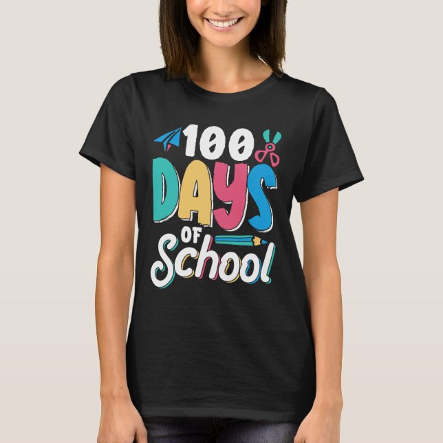 100 dagars skolcute Cl Kids Pupil T Shirt (Framsida)