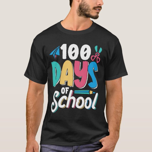 100 dagars skolcute Cl Kids Pupil T Shirt (Framsida)