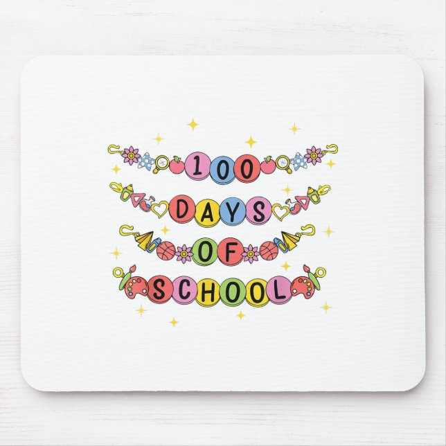 100 dagars skoldag, 100 dagars flickor musmatta (Framsidan)