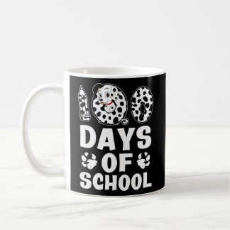 100 dagars skoldag Dalmatien Hund Boys Girls 100 D Kaffemugg