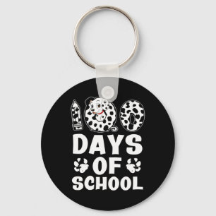 100 dagars skoldag Dalmatien Hund Boys Girls 100 D Nyckelring