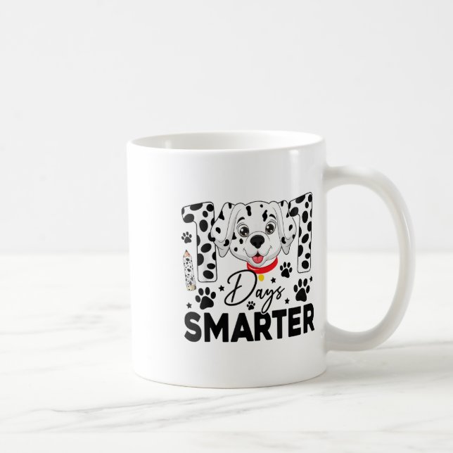 100 dagars skoldag för Dalmatiska Hund 100 dagar Kaffemugg (Höger)