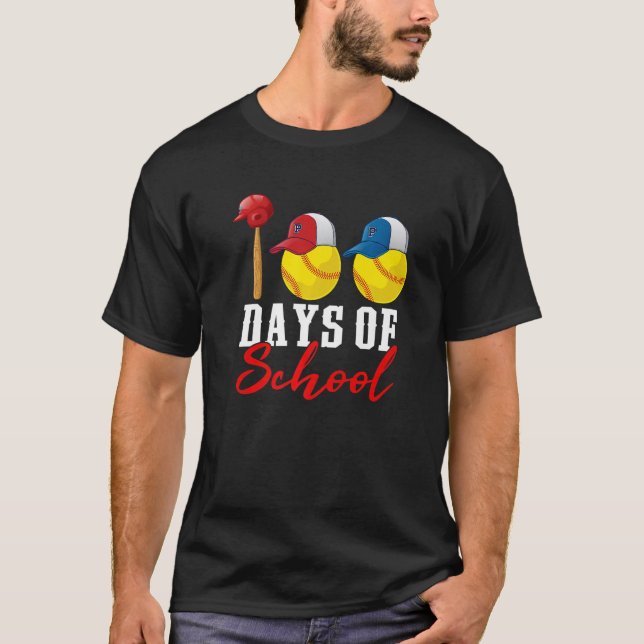 100 dagars skoldisklärarbarn 100 dagar t shirt (Framsida)