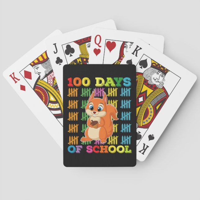 100 dagars skolekorrelärare casinokort (Baksidan)