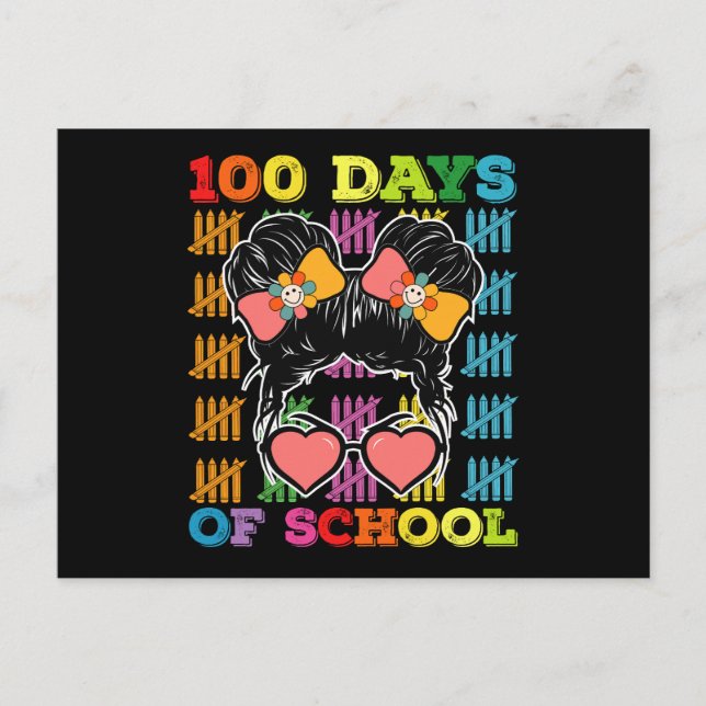 100 dagars skolelev vykort (Framsida)