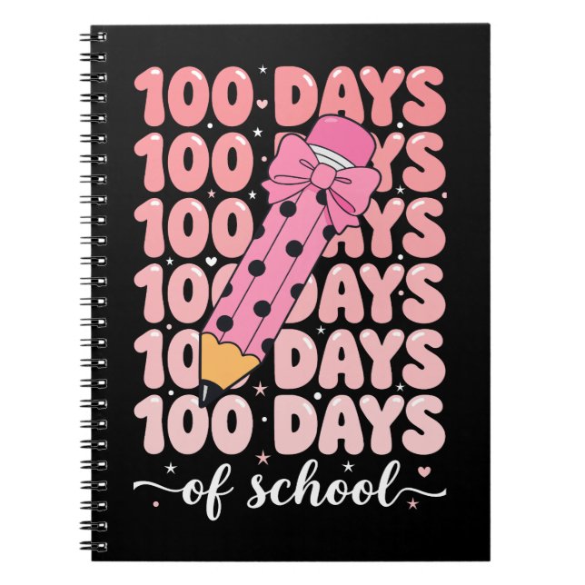 100 dagars skolfirande anteckningsbok (Framsidan)