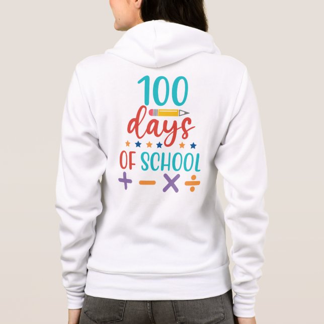 100-dagars skolfirande t shirt (Baksida)