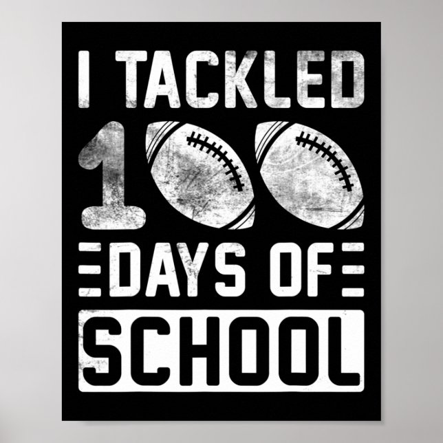 100 dagars skolfotbojor 100 dagar poster (Framsidan)