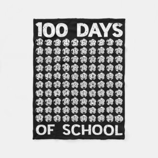 100 dagars skolfotboll 100:e skoldagen pojkar fleecefilt