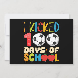 100 dagars skolfotboll i Älskare Inbjudningar