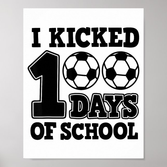 100 dagars skolfotboll  poster (Framsidan)