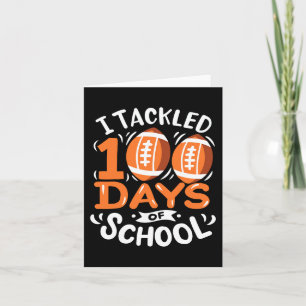 100 dagars skolfotboll tog jag upp 100 dagar kort